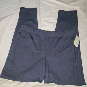 NWT All in Motion Navy Blue Nylon Jogger Pant Large